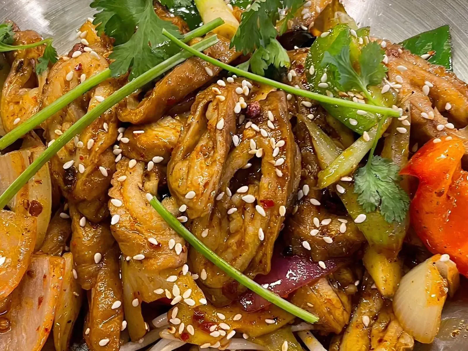 Pork Intestine Dry Pot