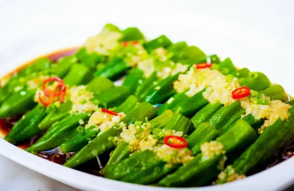 Okra & Garlic